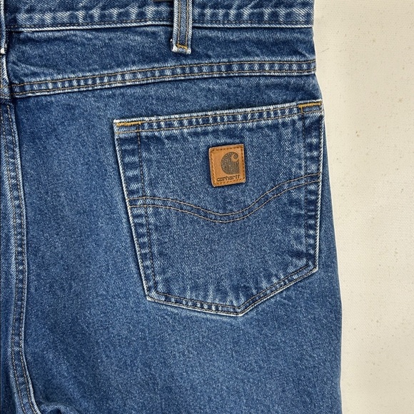 Carhartt 5-Pocket blue jeans.  40 x 30 - Picture 8 of 10